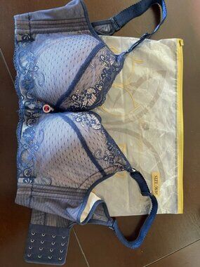 blue bra
